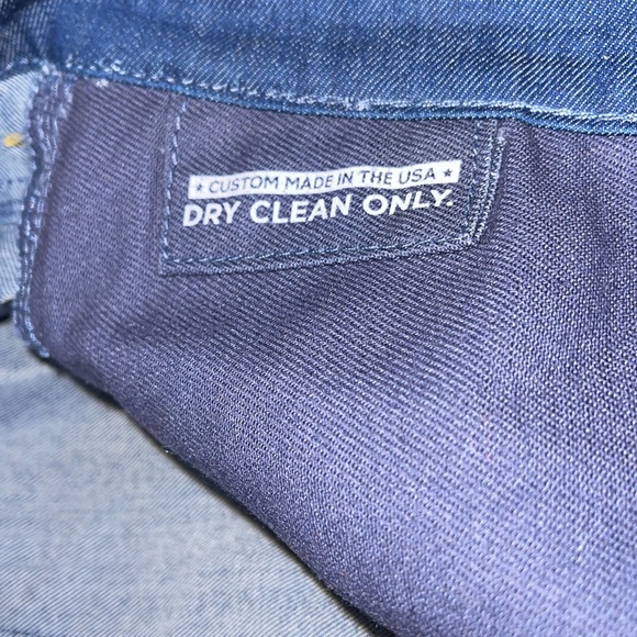 Blue Delta Men’s Custom Made Tom James Indigo Denim Jean Size 32 with 30” Inseam - Picture 7 of 11